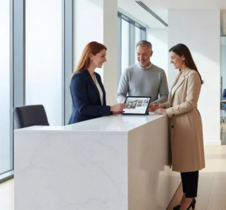 Modern UK real estate office representing WAI PROPERTIES LTD