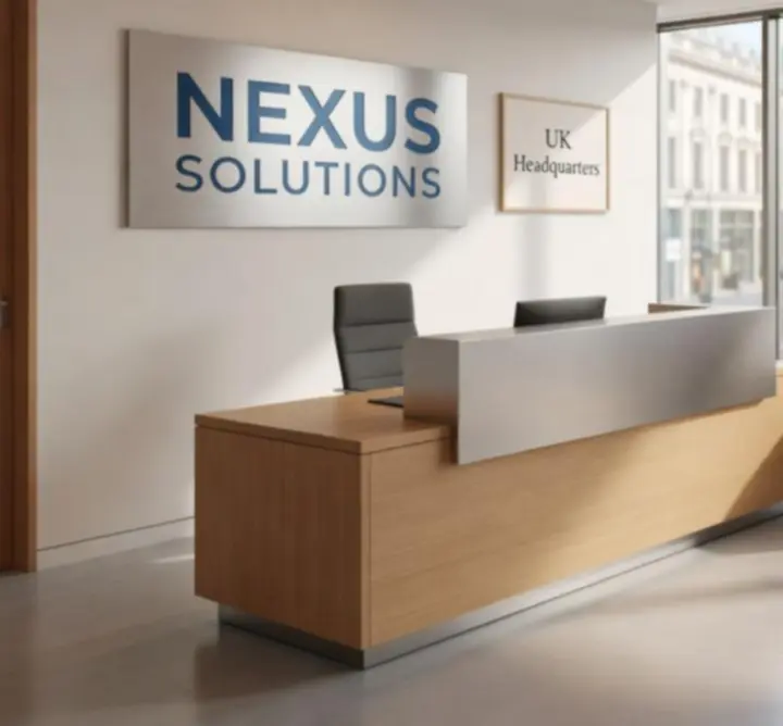 Modern UK office interior representing WAI PROPERTIES LTD workspace