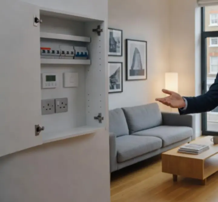 Tenant discussing property support with a professional letting agent